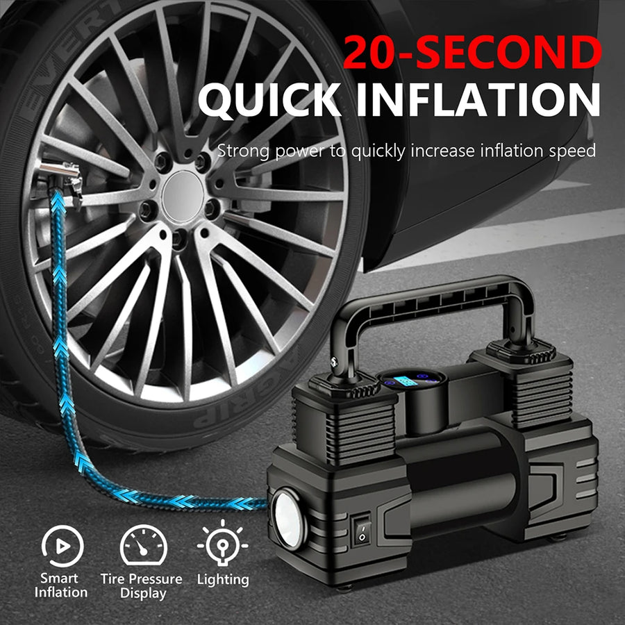 150 PSI Dual Cylinder Tire Inflator