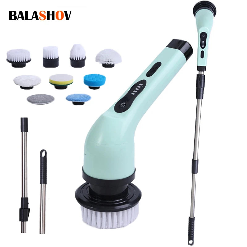 9-in-1 Electric Spin Scrubber
