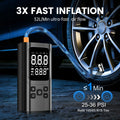 Portable 150 PSI Wireless Tire Inflator | Digital Air Pump