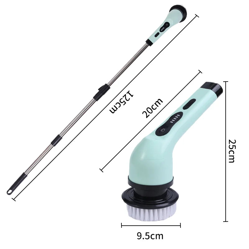 9-in-1 Electric Spin Scrubber | Powerful Cordless Cleaning Brush